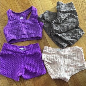 Booty by Brabants one size bundle. Shorts bra leggings